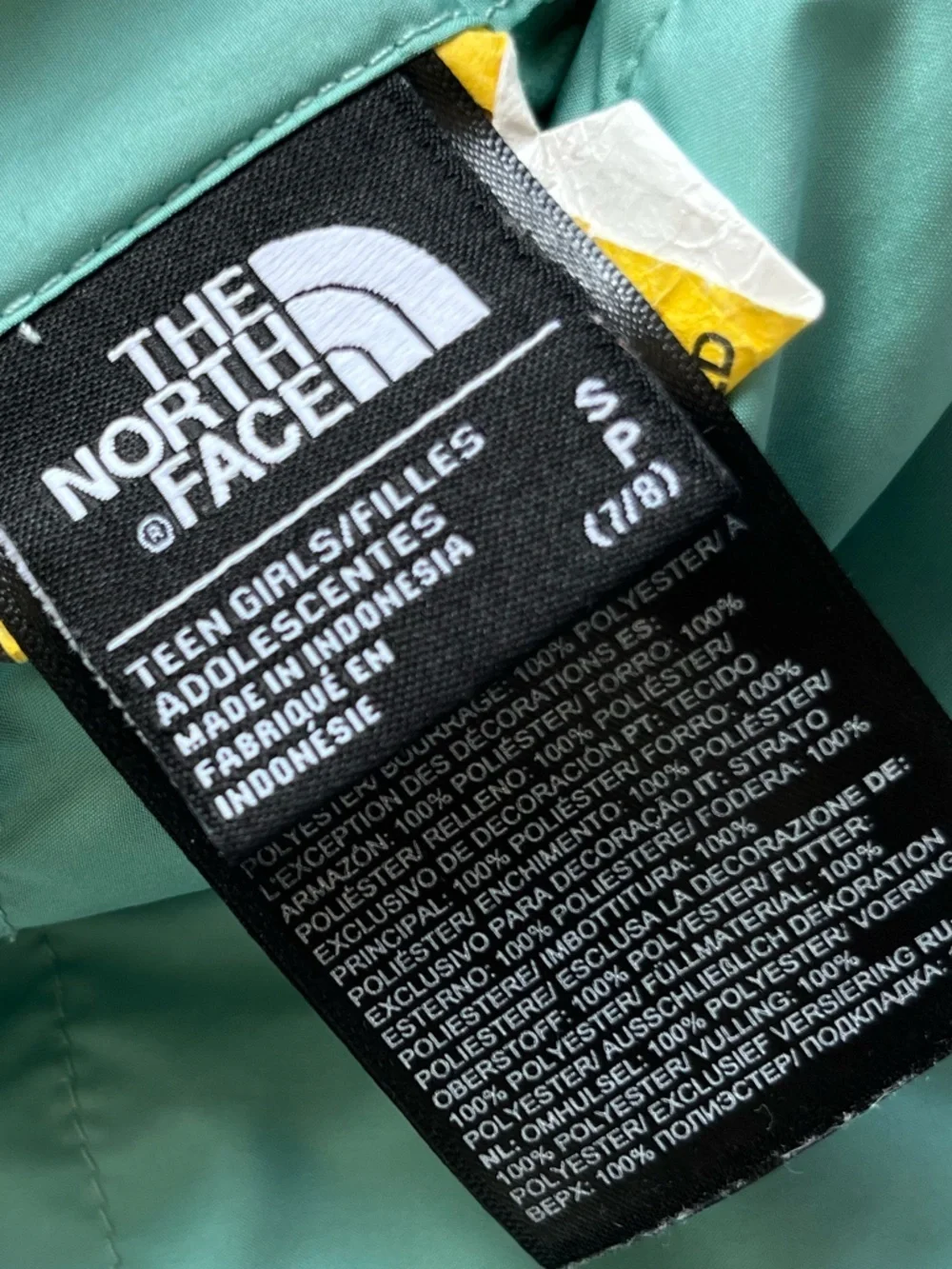 The North Face Teal Reversible Fleece and Shell Jacket